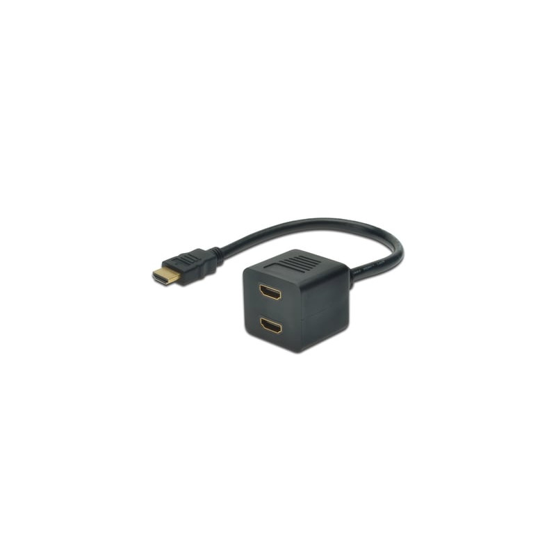 adattatore assmann hdmi y-splitter type a -2xtype a m/f.