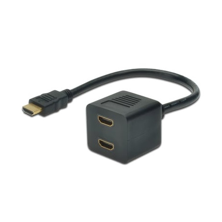 adattatore assmann hdmi y-splitter type a -2xtype a m/f.