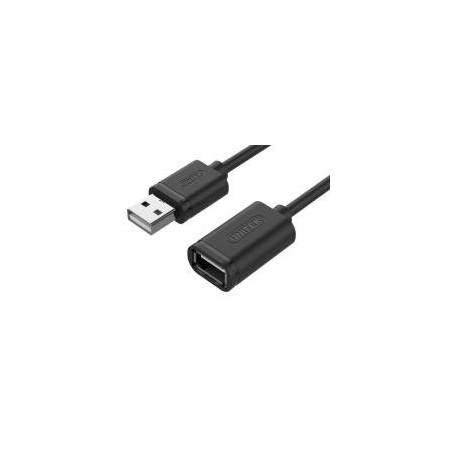cavo unitek y-c447gbk usb usb2.0 am-af, 0.5m [y-c447gbk]