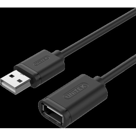 cavo converter unitek usb, usb2.0 am a af, 1m [y-c428gbk]