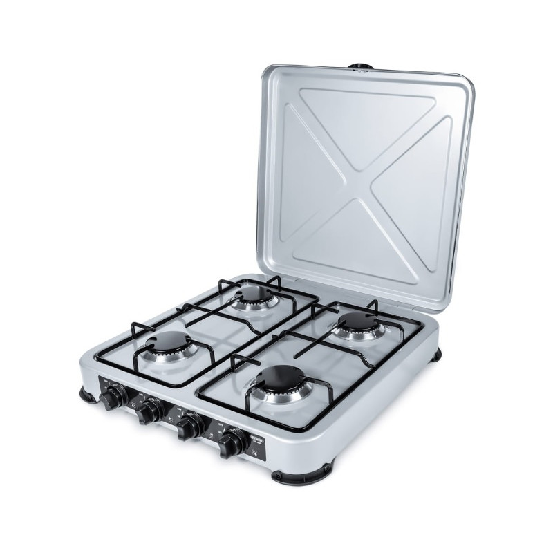 fornello a gas promis kg400 argento [kg400s]