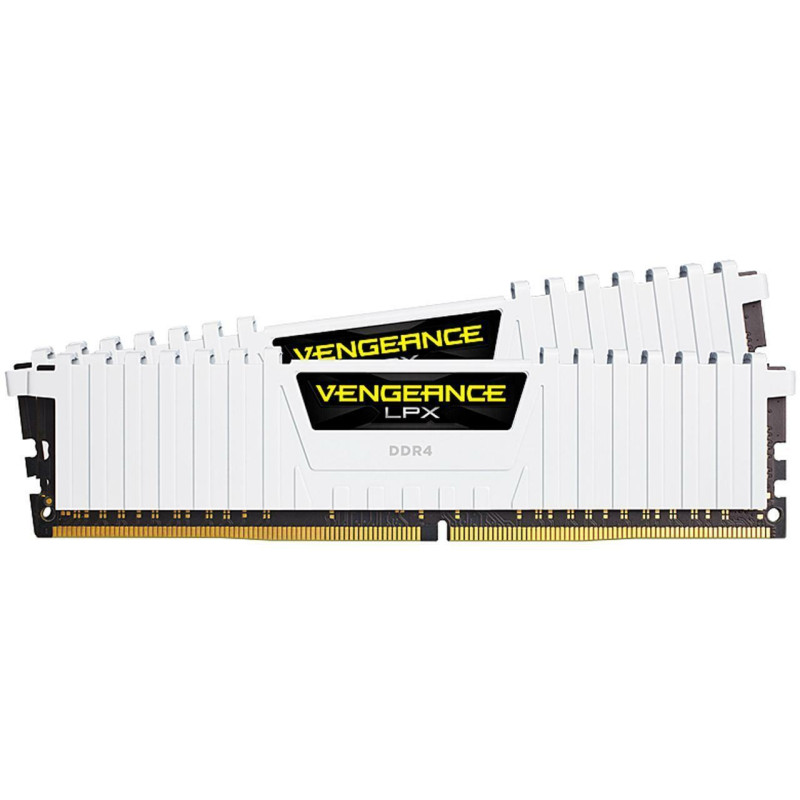 ram dimm ddr4 16gb corsair vengeance lpx 3200mhz cl16 bianco [sacrr4g16320016]