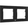 cornice per interruttore shelly wall frame 2 nero [209836]