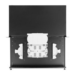 scatola di distribuzione fibra ottica lanberg per rack 19 1u con