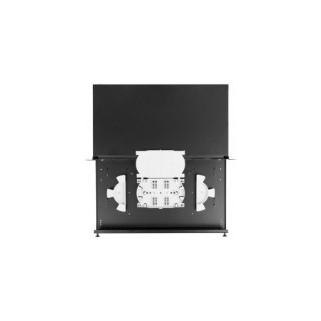 scatola di distribuzione fibra ottica lanberg per rack 19 1u con