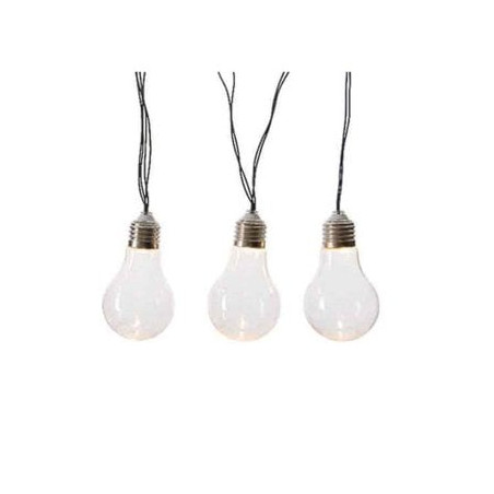 ghirlanda solare kaemingk k894650 da 10 lampadine a led bianco [k894650]