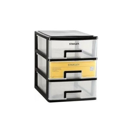 cassettiera portautensili stanley 3 cassetti piccoli