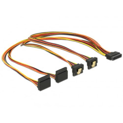 cavo sata delock 15 pin femmina 2xbasso/2xalto 50cm [60155]