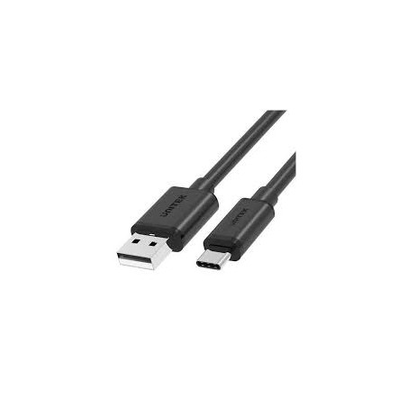 cavo usb unitek da tipo-a 2.0 a tipo-c 1.5m 5v/3a nero [akunikua0000033]