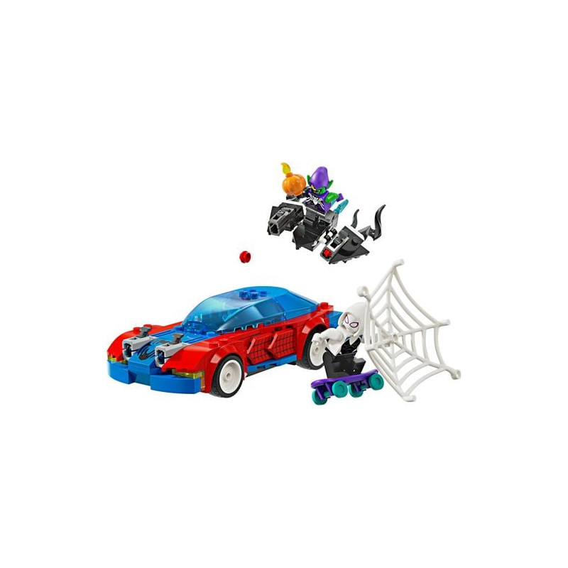 gioco da costruzione lego marvel spider-man e il pilota del green