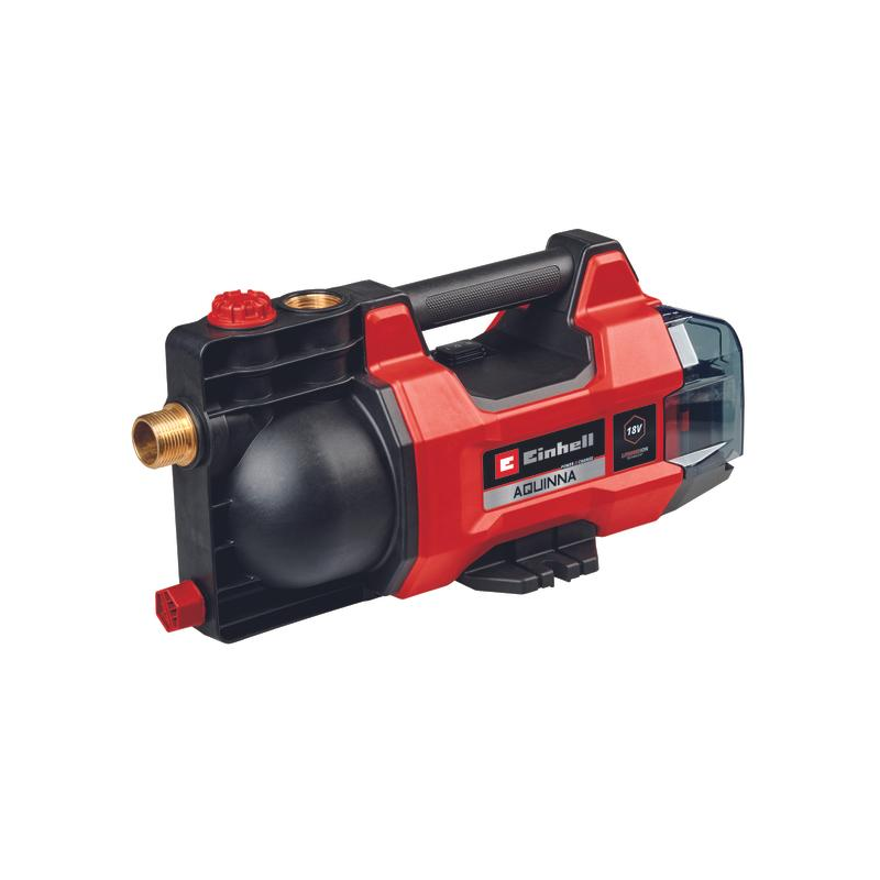 pompa per acqua einhell aquinna 18/28 a batteria 18v rosso/nero [4180440]