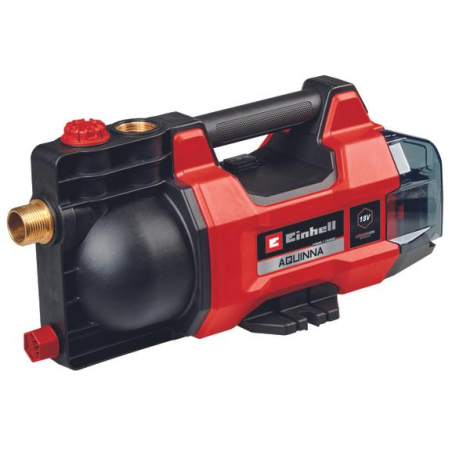 pompa per acqua einhell aquinna 18/28 a batteria 18v rosso/nero [4180440]