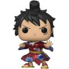 figurina funko pop d.rufy in kimono metallizato 11.6cm multicolore