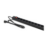 multipresa qoltec ciabatta pdu 1.8m 230v nero [nuqoltp00054604]