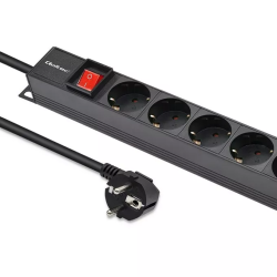 multipresa qoltec pdu per rack 1.8m 16a nero [nuqoltp00054605]