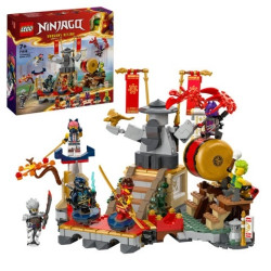 lego ninjago 71818 arena di battaglia del torneo con 6 minifigurine