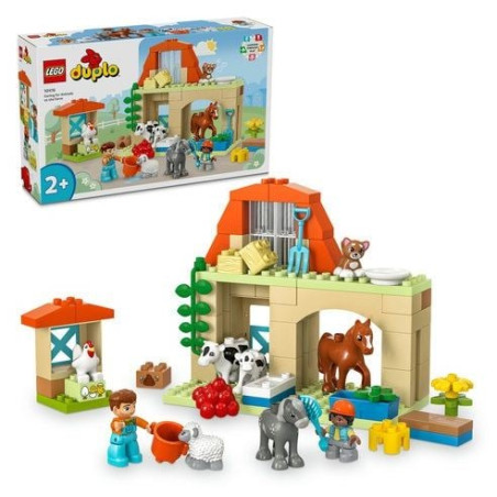 lego duplo 10416 prendersi cura degli animali in fattoria multicolore
