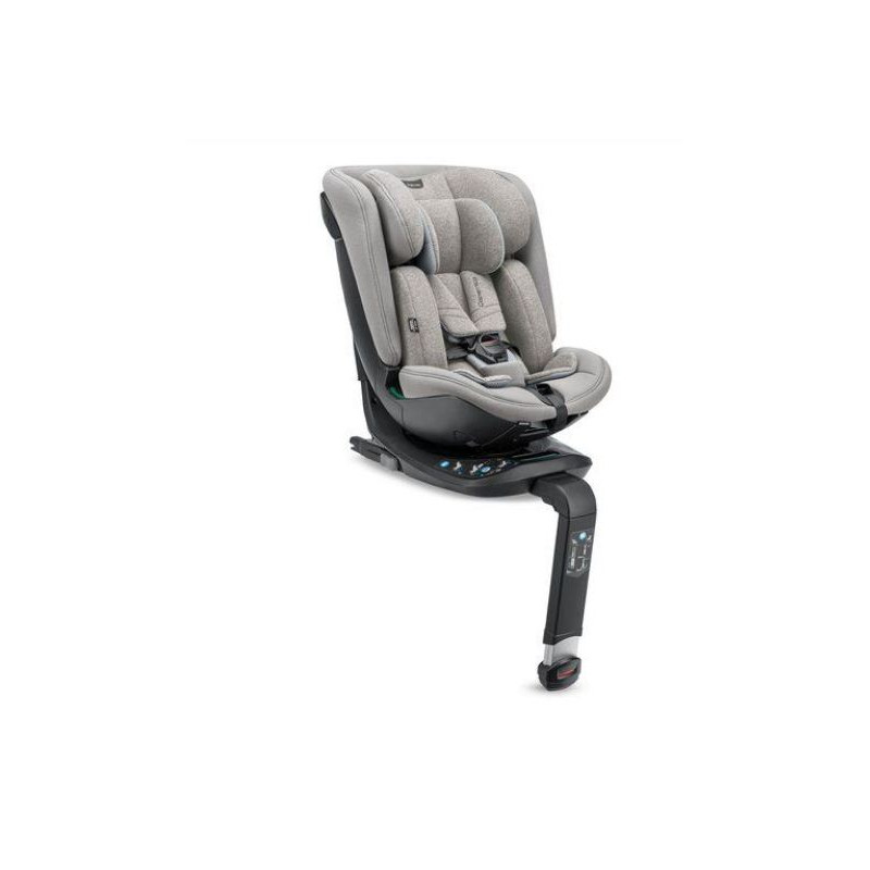 seggiolino auto inglesina av91r0mog con base rotante nero/argento