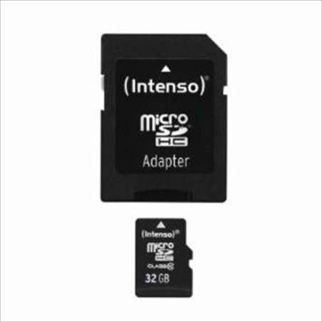 32gb scheda microsd intenso classe 10 + adattatore [3413480]