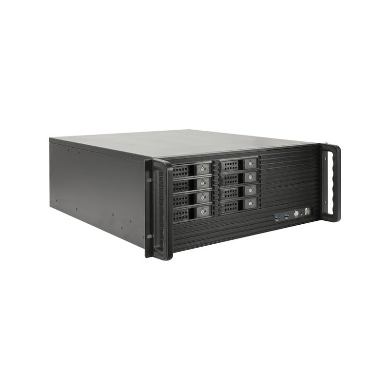 case intertech ipc 4u-4508 per server nero [88887336]