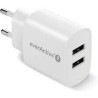 caricabatterie everactive sc-220 2xusb 12w bianco [azeacls00000014]