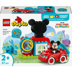 set di costruzioni lego duplo 10454 la casa e l'auto di mickey