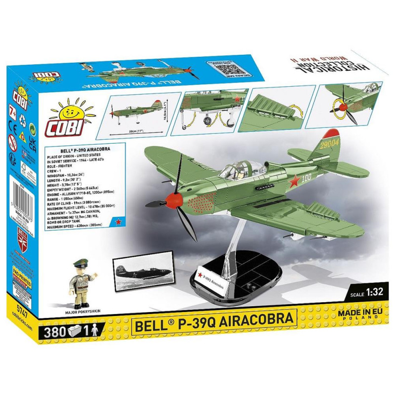 modellino bell p-39q airacobra (verde) [cobi-5747]