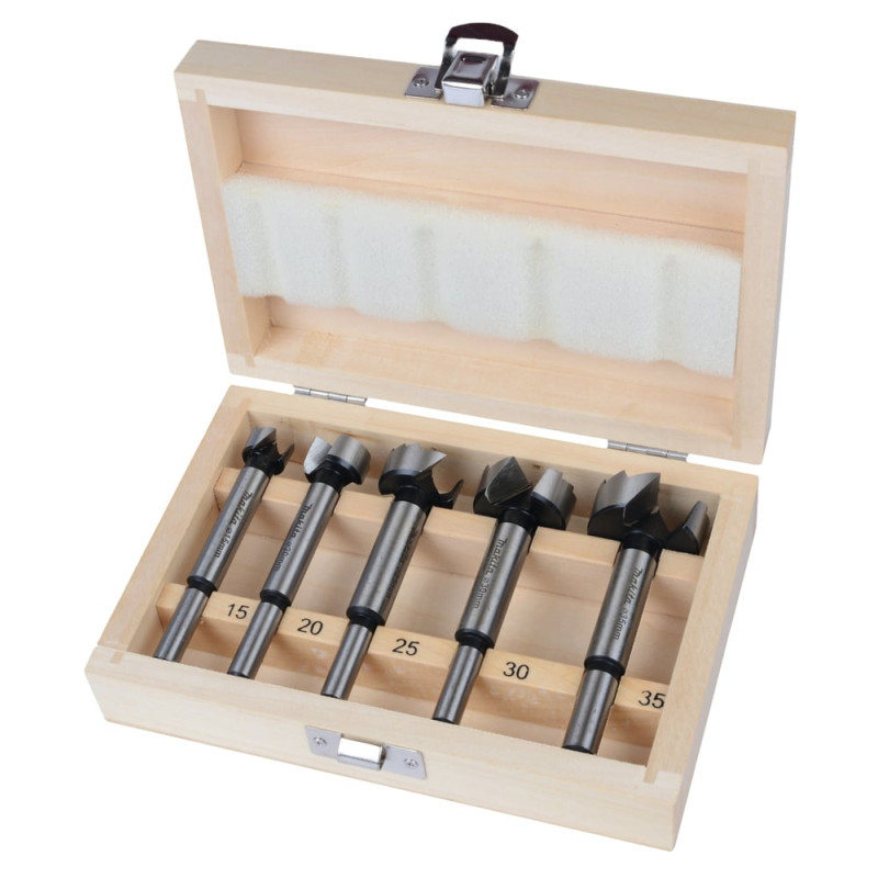 set di punte makita d-47363 per legno 15/20/25/30/35mm 5pz [d-47363]