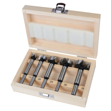 set di punte makita d-47363 per legno 15/20/25/30/35mm 5pz [d-47363]