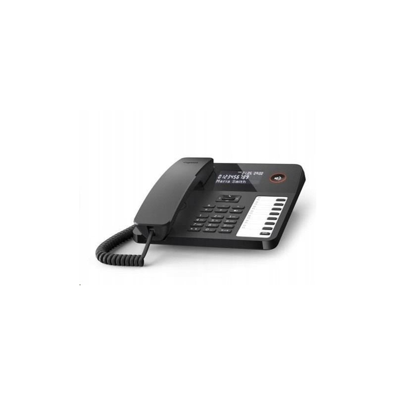 telefono fisso gigaset desk600 fino a 100 voci con funzione vip nero