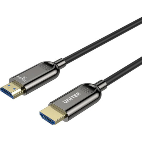 cavo ottico unitek c11085gy03-3 hdmi 2.1 aoc 8k 120hz 3m grigio