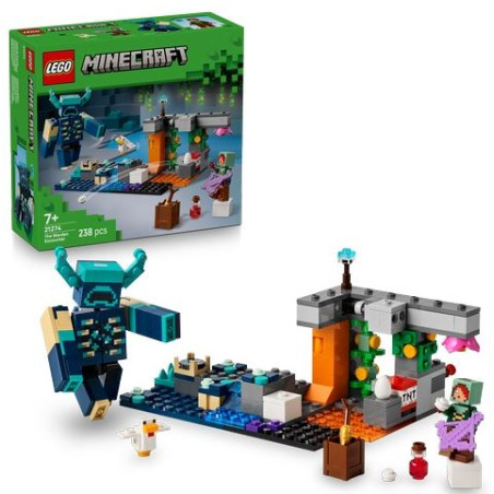 gioco da costruzione lego minecraft incontro con il guardiano multicolore