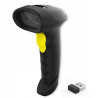 lettore di codici a barre/qr qoltec 50880 1d 2d usb/bluetooth nero/giallo