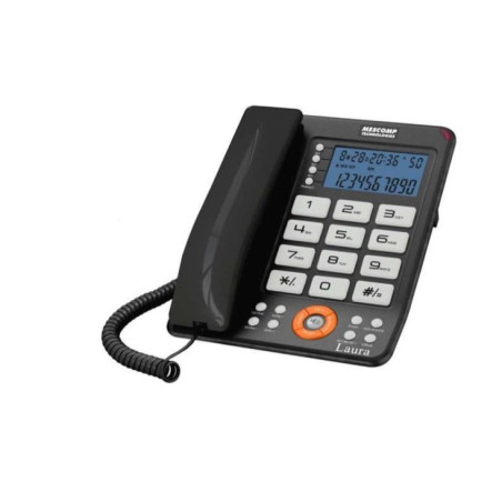 telefono fisso mescomp laura mt 816 grigio [temeespmt816000]