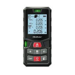 misuratore di distanza laser qoltec 120m nero/rosso [quqolpl00050687]