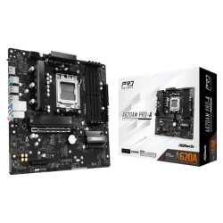scheda madre amd asrock a620am pro-a am5 microatx 4x ddr5 nero