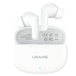 auricolari usams e05 wireless/bluetooth bianco [atusahbtusa1684]