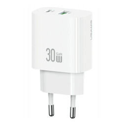 alimentatore da rete usams cc316 t65 30w bianco [azusatlusa01632]