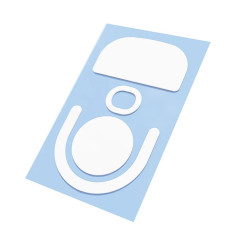 accessori mouse threepointzero glacier skates per logitech gpx superlight