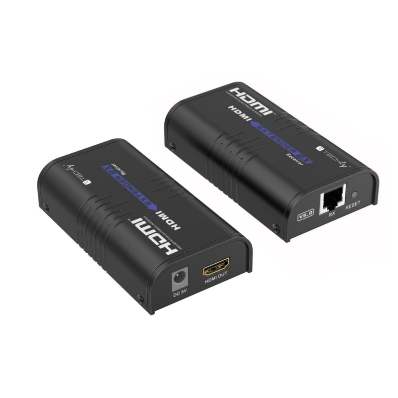 ricevitore aggiuntivo techly per extender/splitter hdmi cat6 120m