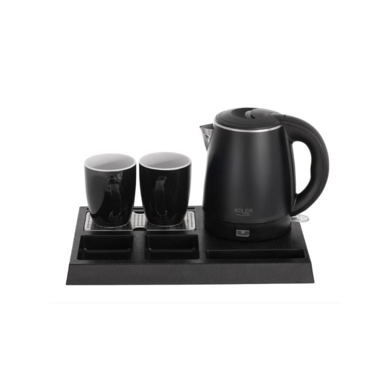 bollitore elettrico adler ad 1387 1l 1300w nero [ad 1387]