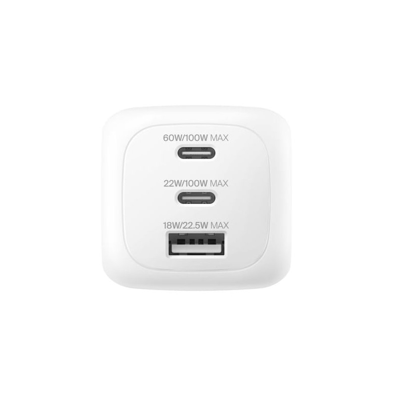 alimentatore da rete belkin boostcharge pro 100w bianco [wch016hqwh]