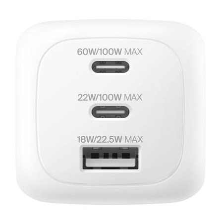 alimentatore da rete belkin boostcharge pro 100w bianco [wch016hqwh]