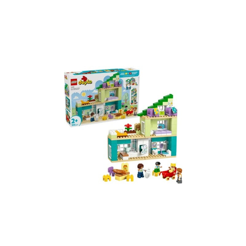 kit di costruzione lego duplo 10470 3in1 casa moderna con personaggi