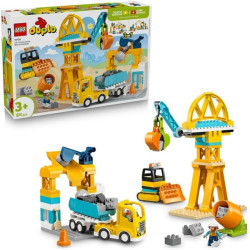 kit di costruzione lego duplo town 10476 cantiere e veicoli 3in1