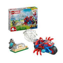 kit di costruzione lego marvel 11206 spidey sulla sua moto contro