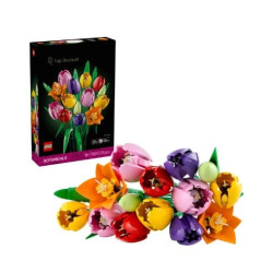 kit di costruzione lego botanicals 11501 bouquet di tulipani multicolore