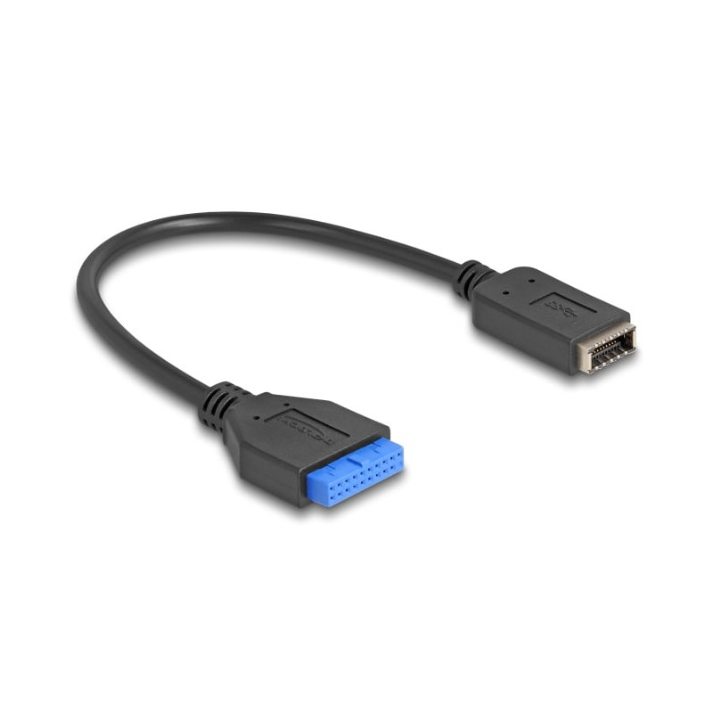cavo delock 65100 usb fem a 19 pin 5gbps a usb tipo e a 20 pin 5gbps