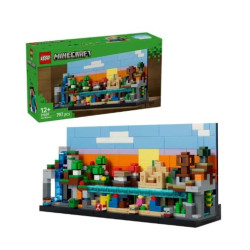 kit di costruzione lego minecraft 21589 mini biomi multicolore 797pz