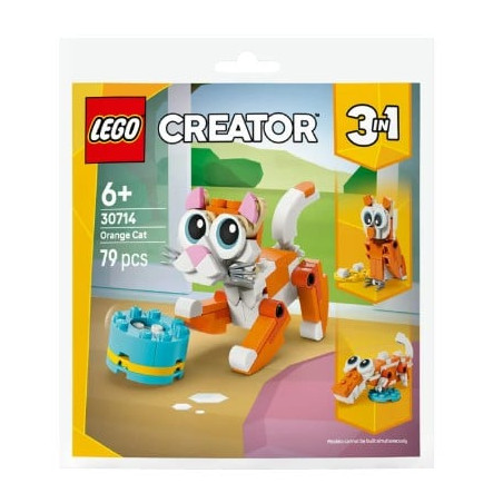 kit di costruzione lego creator 30714 gatto arancione 3in1 -